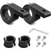 JNNJ 2 Pezzi Staffa Di Montaggio per Moto, Morsetto Del Tubo Del Morsetto Del Faro per Bull Bar, Staffa Di Montaggio Fari LED, Staffe Supporto Faretti 22mm-32mm per Veicoli Auto Camion Moto Barca