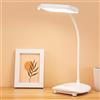 MAYTHANK Cordless Rechargeable Desk Table Reading Lamp 2 Batteries Powered 2400MAH 3 LED Colors 6 Brightness Touch Dimmable, Eye Caring Kids Study Book Light for Bed Bedroom Bedside Headboard