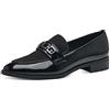 MARCO TOZZI Mocassini Donna senza Tacco a Punta Verniciati, Black Pat.Cb., 37 EU