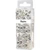 Rayher 14759000 Pailletten -, di perle e filo metallico argento