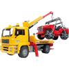 Bruder Camion Trasporto Jeep MAN TGA
