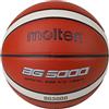 Molten BG3000 - Pallone da basket per interni ed esterni, in gomma, misura 7, arancione/avorio, adatto per bambini di età 14 anni e adulti