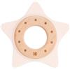 Kikkaboo Silicone and Wood Teether Star 1 pz