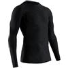 GRUPPO 13 X-Bionic Energy Accumulator 4.0 Maglia Girocollo Maniche Lunghe Uomo, Black/Blac