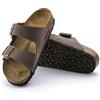 Birkenstock Sandali Arizona Birko-Flor® Pelle Nabuk Mocha - Calzata Stretta