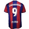 Futbol Club Barcelona Maglia Prima squadra 2023/2024 - Lewandowski 9 - Replica Ufficiale con Licience Adulto, Barcellona, XXL