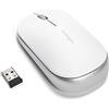Kensington Mouse wireless doppio SureTrack - Design ambidestro e sottile, Per laptop, scrivanie o home office, Compatibile con Chrome, Mac, Windows & Android, Bianco (K75353WW)