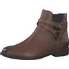 MARCO TOZZI Stivaletti Chelsea Donna in Pelle Bassi, Muscat, 41 EU