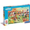 Clementoni Mickey Mouse Supercolor Disney and Friends-104 maxi pezzi-Made in Italy, puzzle bambini 4 anni+, Multicolore, 23759