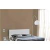 Talamo Italia - Letto matrimoniale Cleopatra, Testata in ecopelle a muro, 100% Made in Italy, adatta a letto Matrimoniale, Cm 170x60, Bianco