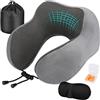 Prodotto: MOR-ST343 - CUSCINO CERVICALE DA VIAGGIO IN MEMORY FOAM -  COMPLETAMENTE SFODERABILE CON FODERA LAVABILE - IDEALE IN VIAGGIO, PER  LEGGERE STANDO SEDUTI O A LETTO - AUSILI - Home Care ( - CUSCINO DA VIAGGIO)