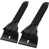 GADLANE Raschietto Ghiaccio Auto Sbrinare Parabrezza - Spazzola Ghiaccio Auto con Manico Lungo AntiGraffio 9.5 - Gratta Ghiaccio Ideale per Raschietti in Modo Efficiente Gelo e Ghiaccio - 2PCS