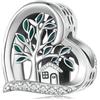 wenyin Albero genealogico della vita Charms Argento Sterling Home Charms fit Pandora Braccialetto Gioielli Perline Regali per le donne