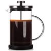 DATEFUN French Press, caffettiera da 1000 ml con filtro, pressa per caffè francese, in vetro resistente al calore, per tè e caffè, lavabile in lavastoviglie, grande caraffa nera