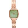 KOMONO Kate Estate Orologio al quarzo da donna con movimento giapponese e cinturino in acciaio inossidabile, Salvia d'oro rosa, Bracciale