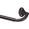 Amazon Basics Bastone per tenda estensibile per interni, con asta curva, da 224 a 305 cm, bronzo