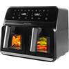 Panaromia Friggitrice ad Aria 18 Litri, 7 in 1 Forno ad Aria Calda, Air  Fryer 1550W, Friggere, Griglia, Forno, Arrostir, 4 Accessori : :  Casa e cucina