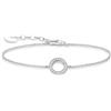 Thomas Sabo Damen Armband Kreis Zirkonia 925er Sterling Silber A1652-051-14-L19V