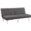 Atlantic Home Collection Schlafsofa, Strukturstoff Grau, Schlafsofa