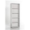 Schildmeyer Möbelpartner Milo - Scaffale libreria, grigio chiaro, circa 65,1 x 34,5 x 182,4 cm