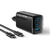 Anker Caricatore USB C da 67 W, Caricabatterie Rapido Compatto PIQ 3.0 a 3 Porte per iPhone 17 Pro Max Air/16/15, MacBook, iPad, Samsung S25 Ultra, Pixel e Altri(Cavo USB C da 1,5 m inclusi）