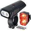 SIGMA Buster 1100 FL & Buster RL 150 | Set di luci ricaricabili per bicicletta | Luce posteriore per bicicletta con funzione di freno Fino a 2000m di portata | Luce anteriore 1100 lumen