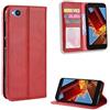 Jielangxin Cover per Xiaomi Redmi Go,Custodia in Pelle Custodia per Xiaomi Redmi Go M1903C3GG M1903C3GH Custodia Case Cover Red