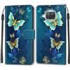 Mo-Beauty Cover per Xiaomi Mi 10T Lite 5G, Cover Xiaomi Mi 10T Lite 5G a Libro, Custodia in Pelle con Magnetica Portafoglio Custodia Silicone TPU Antiurto,Funzione Supporto Slot Schede (Farfalla 4)