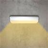 MAKA change your life quality MAKA Applique da Esterno Interno Led da Parete 12W Lampade da Muro Plafoniera Moderna Luci Down 1200 Lumen Ip65 Impermeabile Fascio Luce 180° Illuminazione 20 mila ore (Bianco, Luce Calda 3000k)