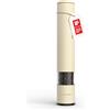 LARS NYSØM Macina sale e pepe manuale grande (28,8 cm) con macina in ceramica regolabile da grossolana a fine I Design per triturare spezie (Almond Beige)