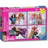 Ravensburger - Puzzles Barbie 4 Pack | Puzzle Bambini 5 Anni In Su | Regalo Bambina 5 Anni E Uomo In Su 100 Pezzi | Puzzle Bambini 36 X 26 Cm | Puzzles Ravensburger