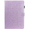 HereMore Custodia per Huawei MediaPad T5 10, Glitter Brillantini Cover Protettiva Case Coperture con Chiusura Magnetica e Tasca per Huawei MediaPad T5 10 10.1 Pollici, Viola