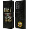 Head Case Designs Licenza Ufficiale Guns N' Roses Logo Pistola Testo Arte Chiave Custodia Cover in Pelle a Portagoglio Compatibile con Samsung Galaxy A13 (2022)