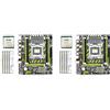 BRIUERG Xeon E5 2640 - Set di 2 schede madri X79 CPU E5-2640 con LGA2011, 4 pezzi x 4 GB = 16 GB di memoria DDR3 RAM PC3 10600R 1333 MHz