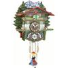 Trenkle Kuckulino Orologio in Miniatura della Foresta Nera Casa Svizzera Quarzo con cucù Chiamata