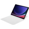 Samsung Smart Book Cover Custodia per tablet a libro posizionabile con doppia visualizzazione per Galaxy Tab S9 | Galaxy Tab S9 FE, Bianco