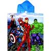 INNDUN GH Poncho Mare AVENGERS Bambino Telo Mare Asciugamano in Microfibra 50x100 Hulk Capitan America Iron Man