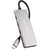 Conceptronic Replicatore di porte e docking station per notebook Conceptronic HUBBIES17G Cablato USB 3.2 Gen2 /3.1Gen2/ Type-C Grigio