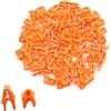 A ABSOPRO Console Fermo Cruscotto Rifinitura Clip Fissaggio Arancione (Set di 100)