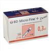 Becton Dickinson Micro-Fine+ Demi Siringa Per Insulina 0,3 ml Ago 8 mm, 30Pezzi