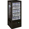 FORCAR Vetrina Refrigerata da Banco TCBD98B Black - Bibite e Lattine - Capacità Lt 98