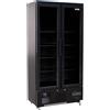 FORCAR Espositore Refrigerato per Bibite BC500BPB - Doppia Porta a Vetro a Battente - Capacità lt 315