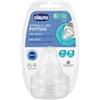 Chicco Tettarella Perfect 5 6m In Silicone 2 Pezzi Pap