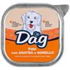 Dag Dog All Breeds Patè 300 gr - Anatra e agnello - Confezione da 6 pezzi - Cibo Umido per Cani - 1° ORDINE? scegli lo sconto BZR5 / BZR20 + 200 punti fedeltà