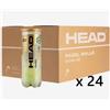 HEAD Cartone da 24 tubi di palline HEAD PADEL PRO S + omaggio - PADELPROSX24