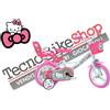 Tecnobike Shop Bici per Bambina Bicicletta Dino Bikes Hello Kitty Club 2 - Taglia 12" Pollici