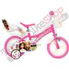 Dino Bikes Bici per Bambina Bicicletta Dino Bikes Barbie - Taglia 12" Pollici