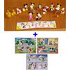NO BRAND Generico RARO Bundle Set 12 Mini Figure 12 Mini Puzzle Disney Originale Paperino Topolino