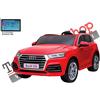 AUDI Auto Macchina Elettrica per Bambini AUDI Q5 12V 2 Posti Sedili in Pelle Monitor