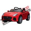 Jaguar Auto Macchina elettrica per bambini Jaguar F-TYPE SVR Sedile in pelle 12V Rosso